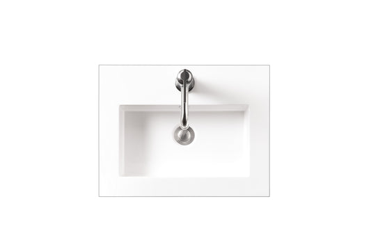 James Martin Vanities Composite Countertop 20"W x 15.4" D Sink 