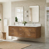 Custom image for Toasted Walnut with Brushed Nickel Trim / Giotto Quartz / No Mirror