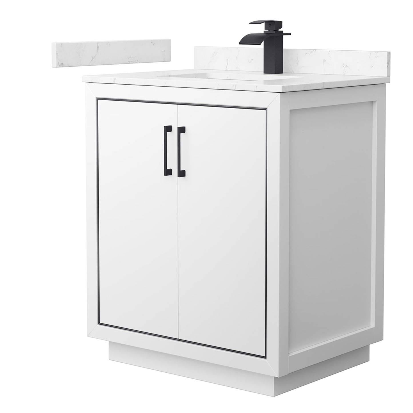 Icon Bathroom Vanity with Countertop 30 inch Single Sink Single hole Faucet Setup