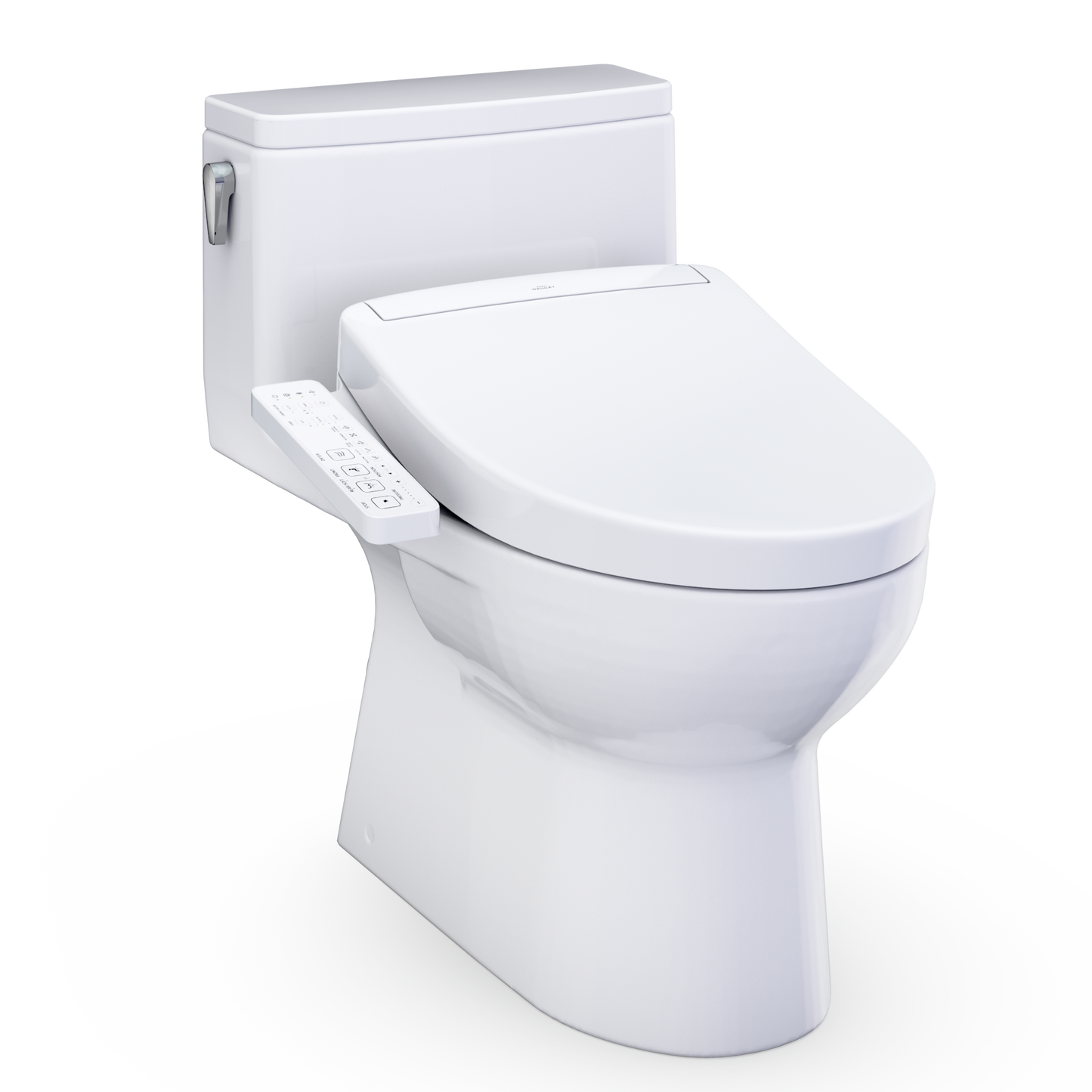 Redington WASHLET+ S2 One-Piece Elongated 1.28 GPF Universal Height Toilet with CEFIONTECT