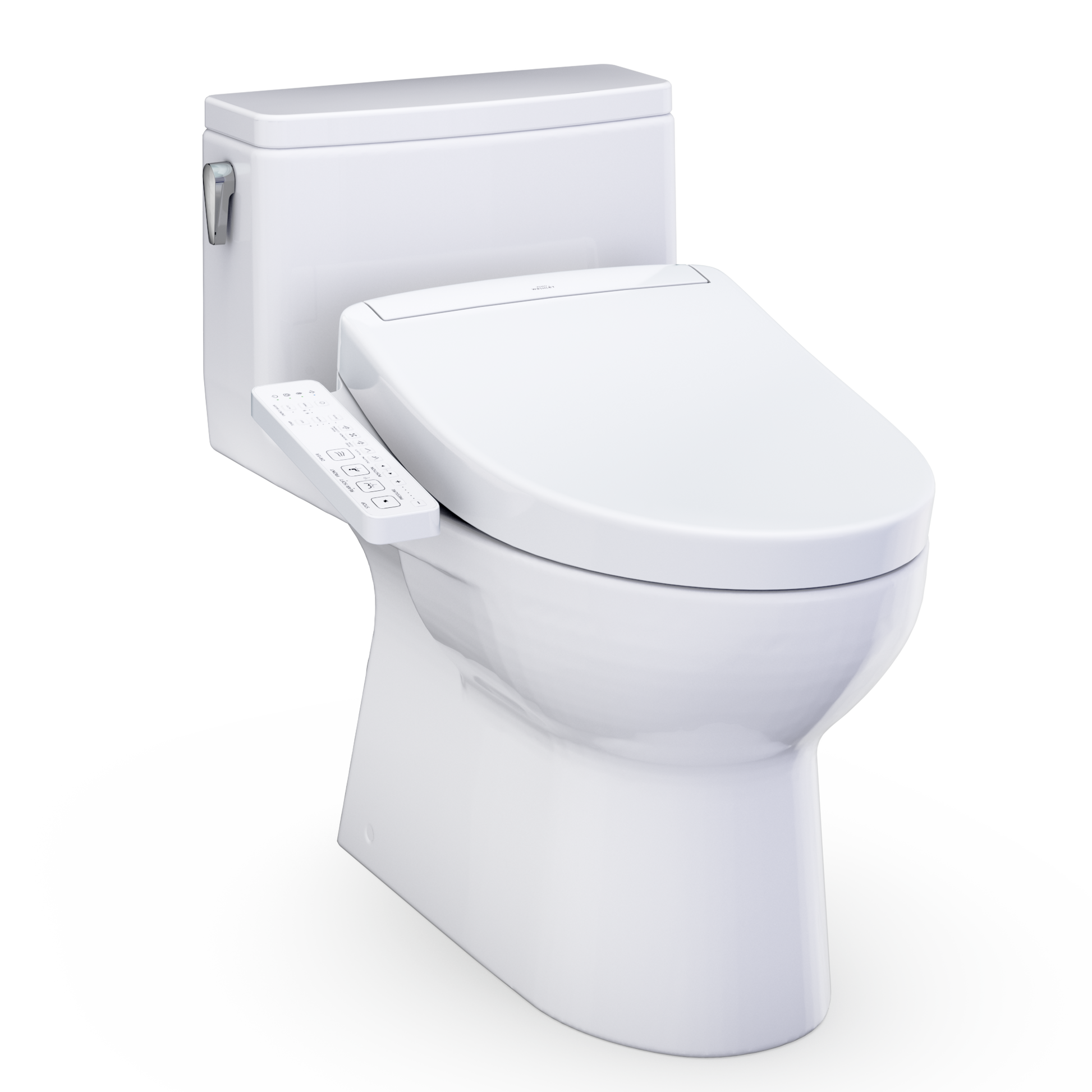 Redington WASHLET+ S2 One-Piece Elongated 1.28 GPF Universal Height Toilet with CEFIONTECT