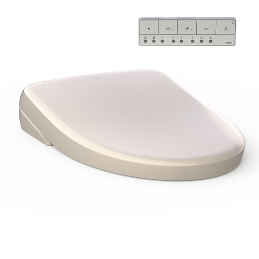 Toto Washlet S7 Electronic Bidet Toilet Seat With Ewater+ Bowl And Wand Cleaning, Contemporary Lid, Elongated
