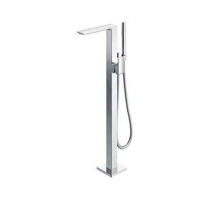 GR Single-Handle Freestanding Tub Filler Faucet with Handshower