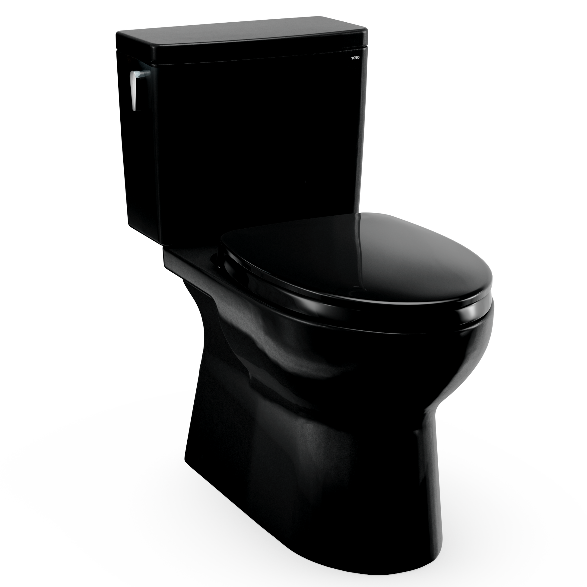 Toto Glaston Two-Piece Elongated 1.28 Gpf Washlet+ And Auto Flush Ready Universal Height Toilet With Ss124 Softclose Seat