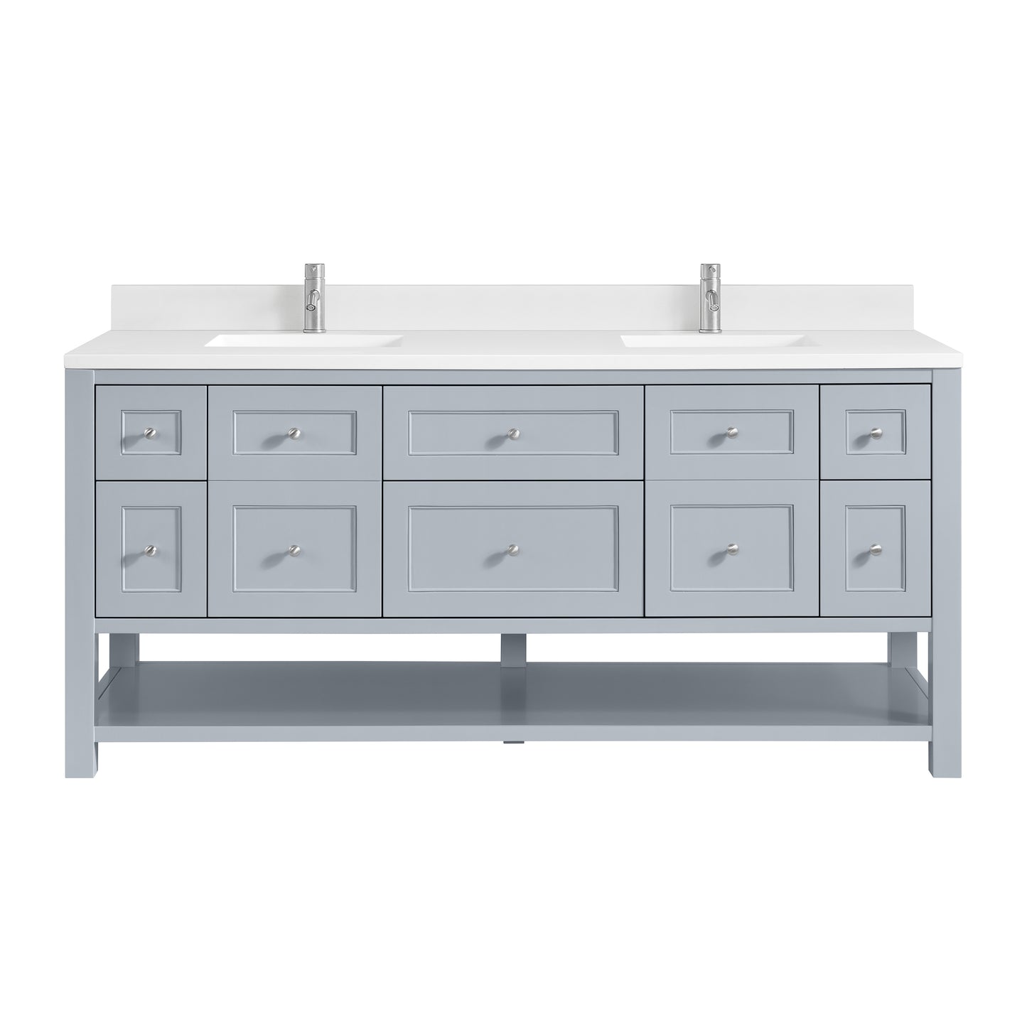 Breckenridge 72" Double Vanity Base Only