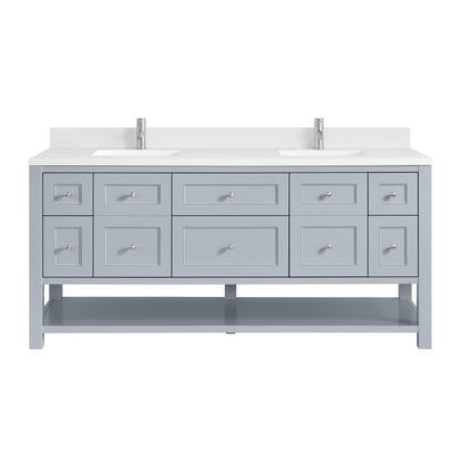 Breckenridge 72" Double Vanity Base Only
