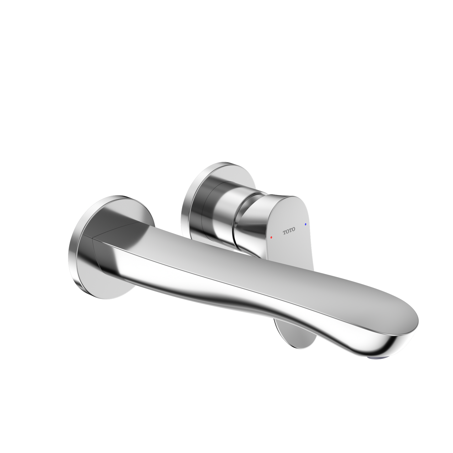 GO 1.2 GPM Wall-Mount Single-Handle L Bathroom Faucet with COMFORT GLIDE Technology