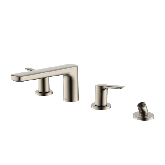 Toto Gs Four-Hole Deck-Mount Roman Tub Filler Trim With Handshower