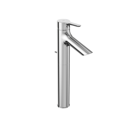 TLS01307U#CP LB Series 1.2 GPM Single Handle Bathroom Faucet for Vessel Sink with Drain Assembly