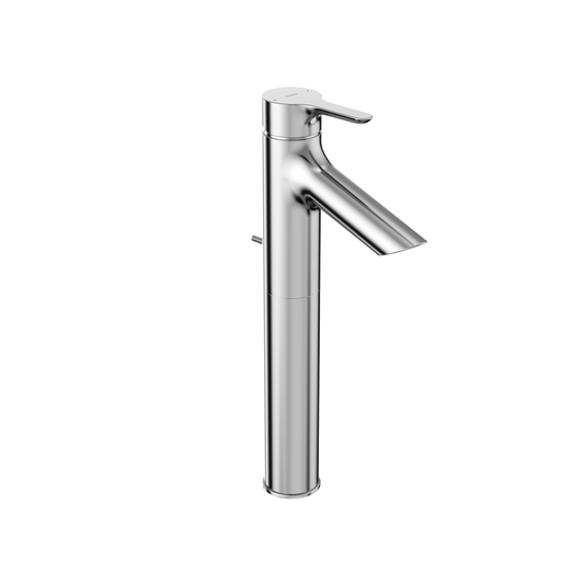TLS01307U#CP LB Series 1.2 GPM Single Handle Bathroom Faucet for Vessel Sink with Drain Assembly