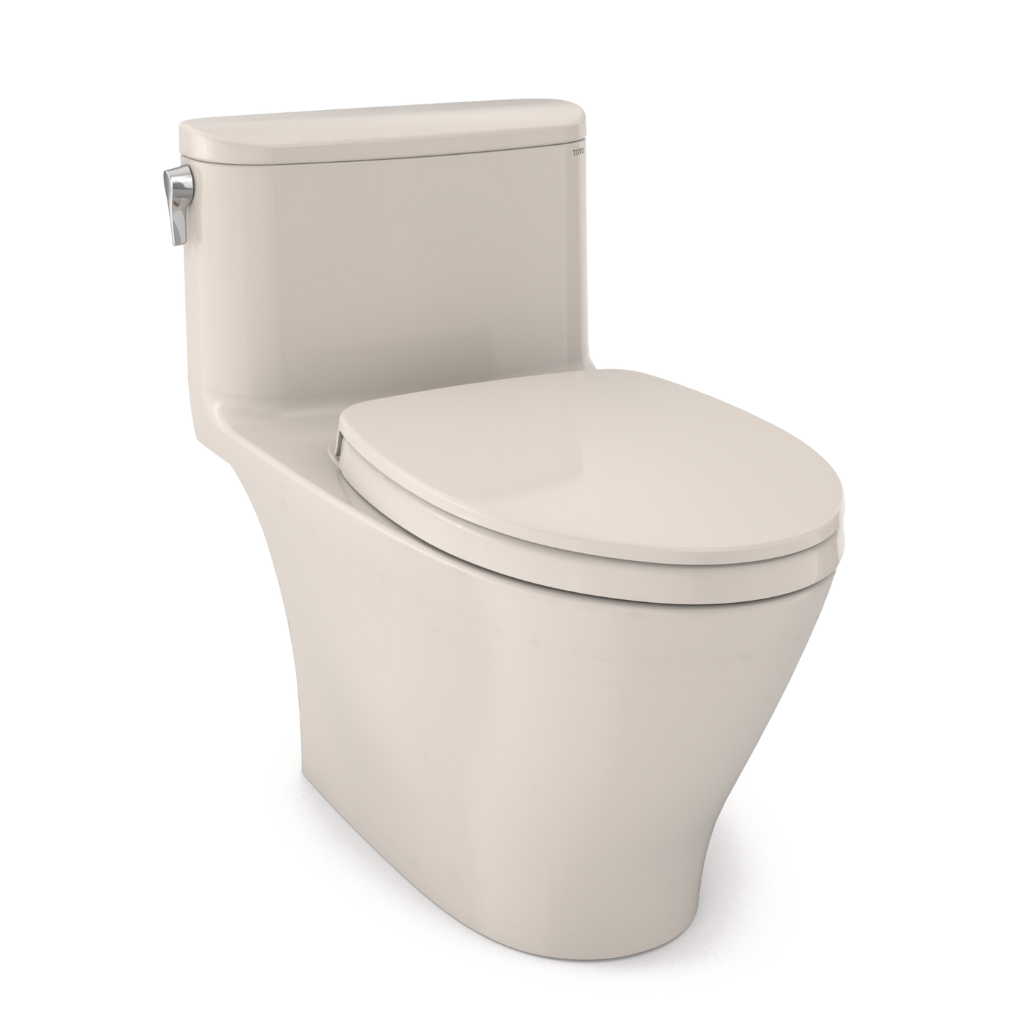 Nexus One-Piece Elongated 1.28 GPF Universal Height Toilet with CEFIONTECT and SS124 SoftClose Seat