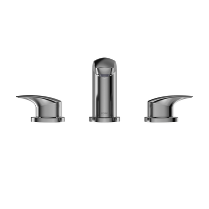 GM 1.2 GPM Two Handle Widespread Bathroom Sink Faucet