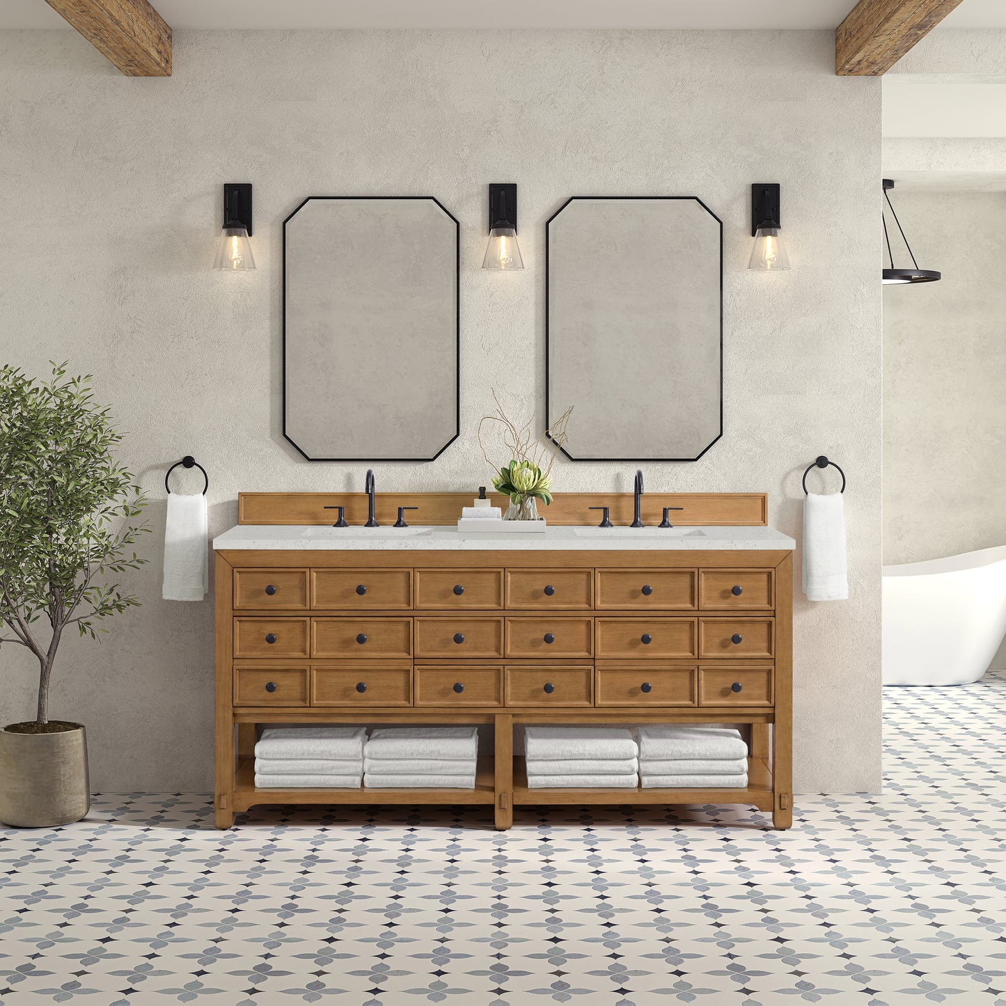 Malibu 72" Double Vanity