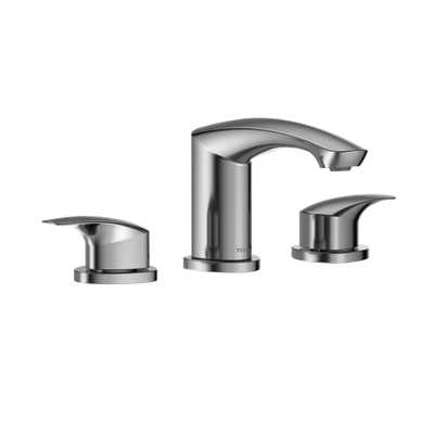 GM 1.2 GPM Two Handle Widespread Bathroom Sink Faucet