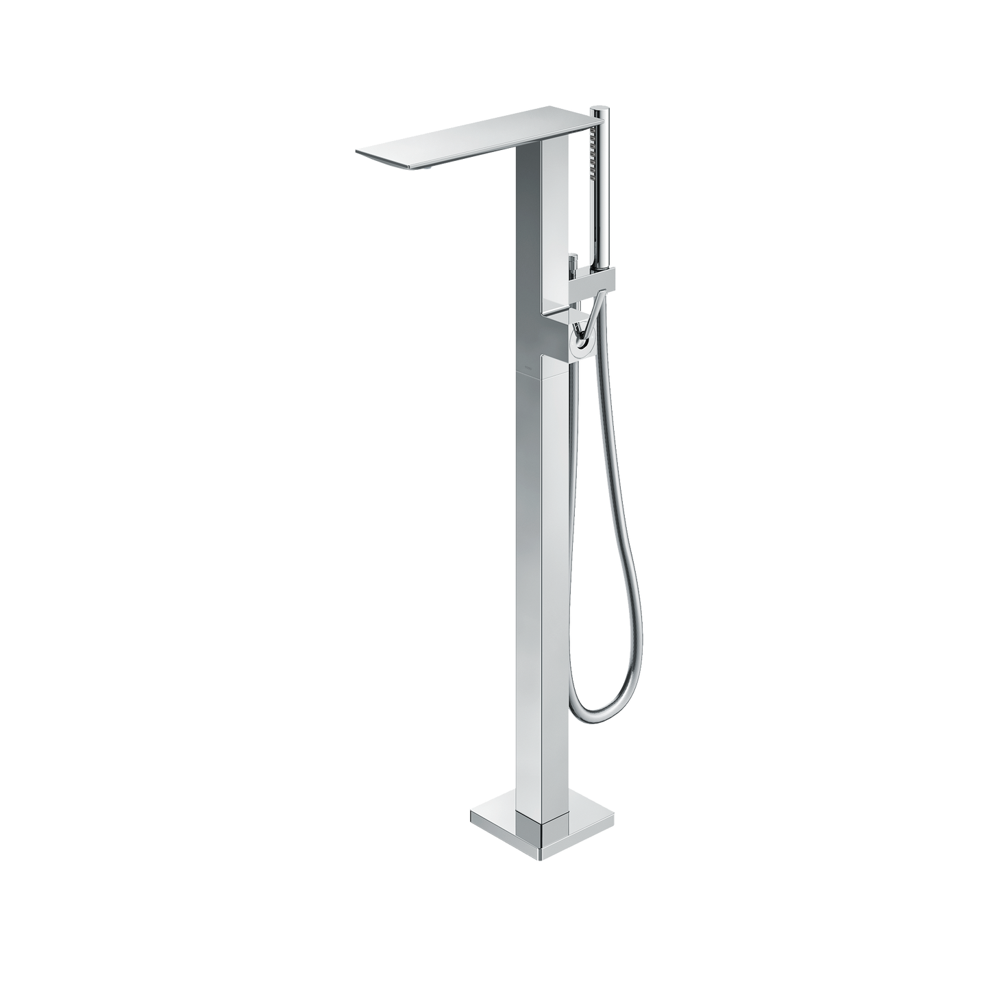 ZL Single-Handle Freestanding Tub Filler Faucet with 1.75 GPM Handshower