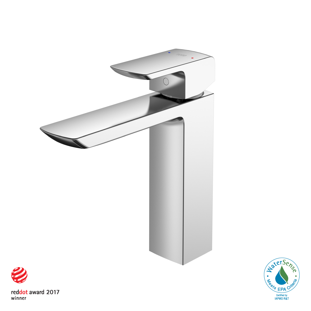 GR 1.2 GPM Single Handle Semi-Vessel Bathroom Sink Faucet with COMFORT GLIDE Technology