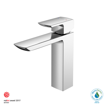 GR 1.2 GPM Single Handle Semi-Vessel Bathroom Sink Faucet with COMFORT GLIDE Technology