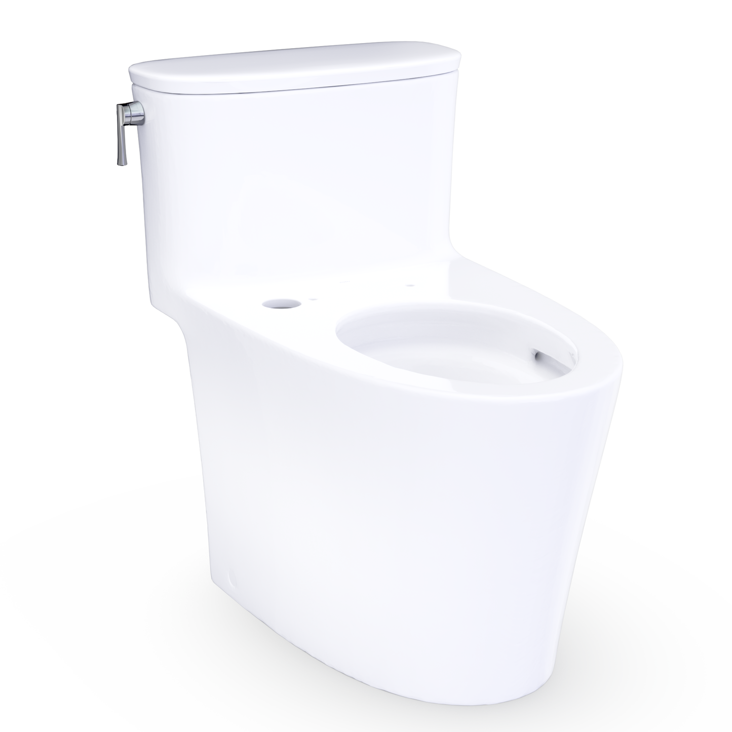 Aurora One-Piece Elongated 1.28 GPF WASHLET+ and Auto Flush Ready Universal Height Toilet with CEFIONTECT