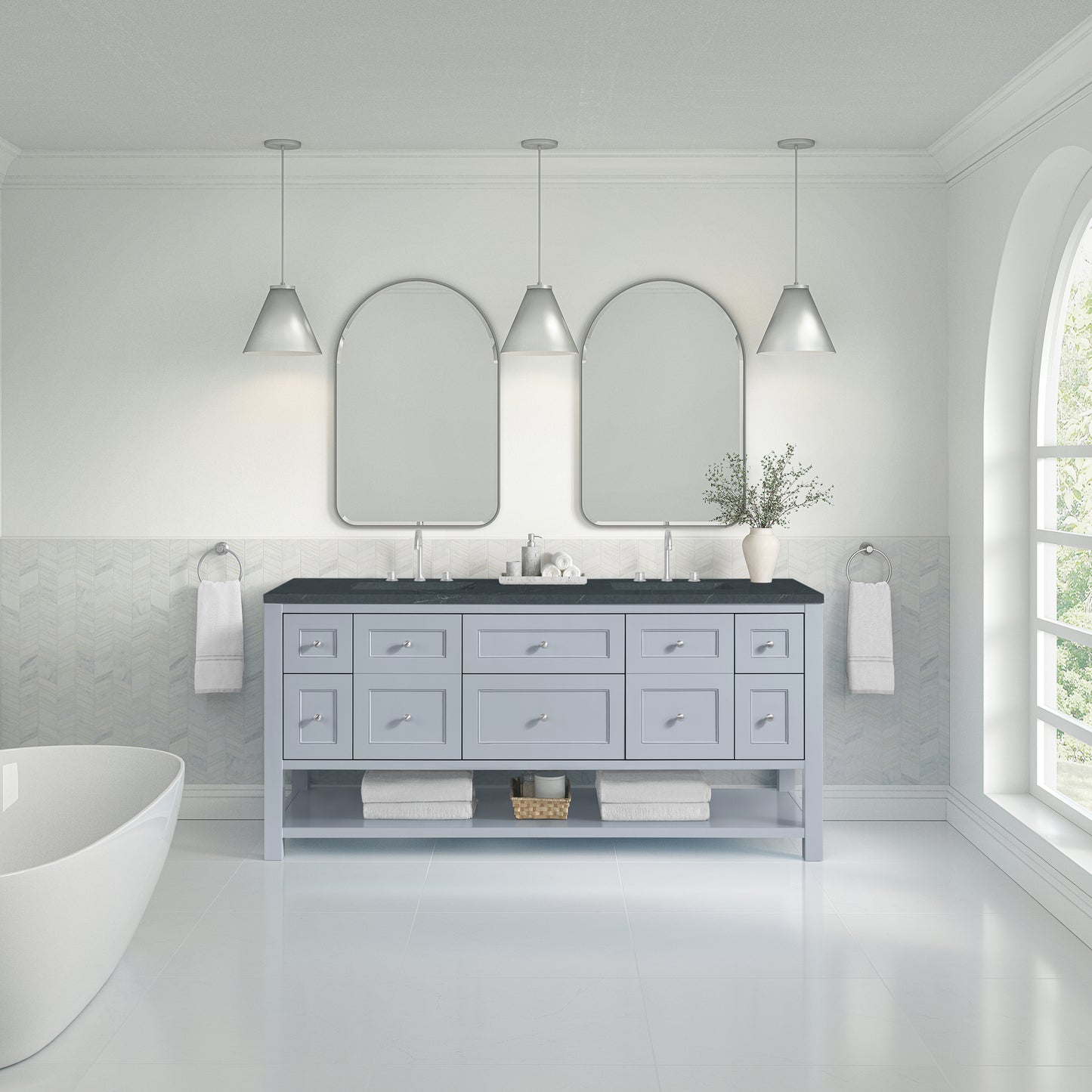 Breckenridge 72" Double Vanity Base Only