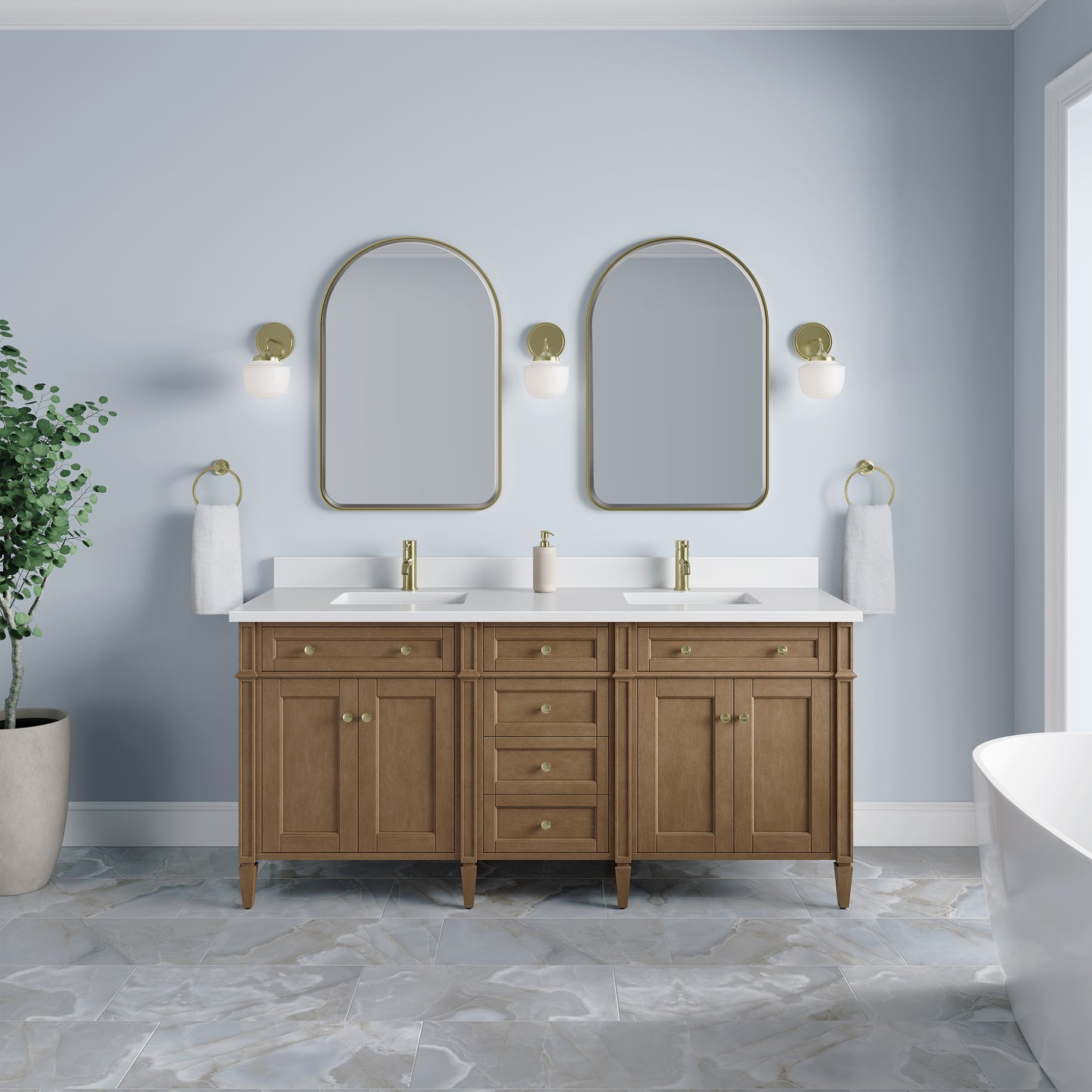 Brittany 72" Double Vanity