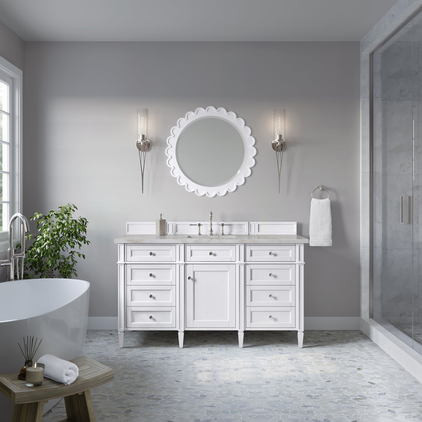 Brittany 60" Single Vanity