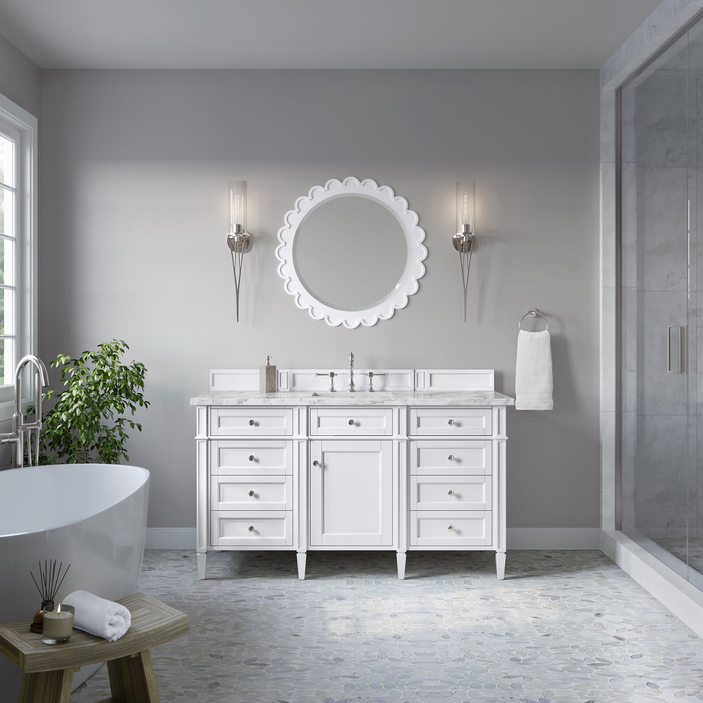 Brittany 60" Single Vanity