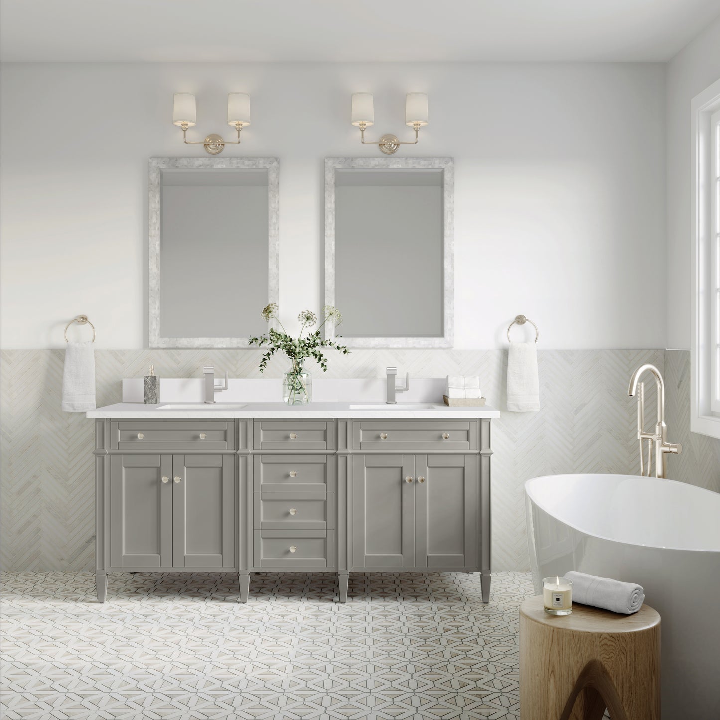 Brittany 72" Double Vanity