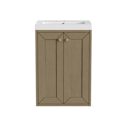 Chianti 20" Single Vanity w/ White Glossy Composite Stone Top