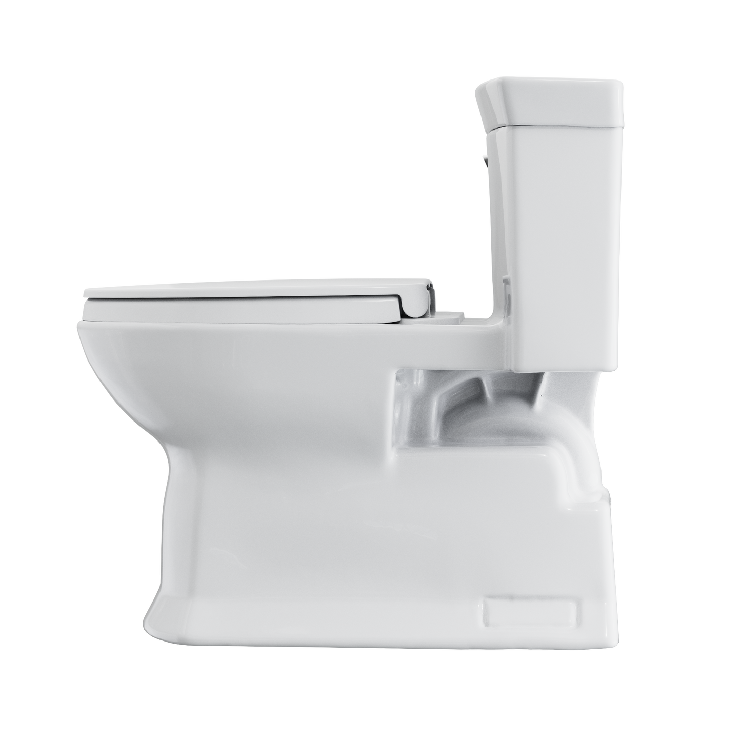 Soiree One Piece Elongated 1.28 GPF Universal Height Skirted Toilet with CeFiONtect