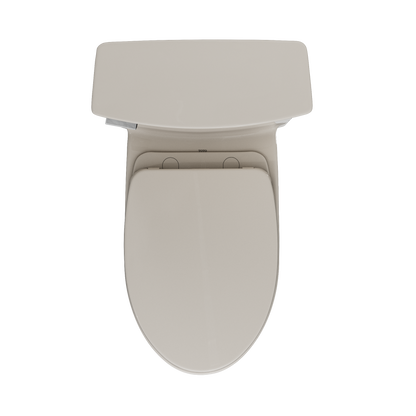 Soiree One Piece Elongated 1.28 GPF Universal Height Skirted Toilet with CeFiONtect