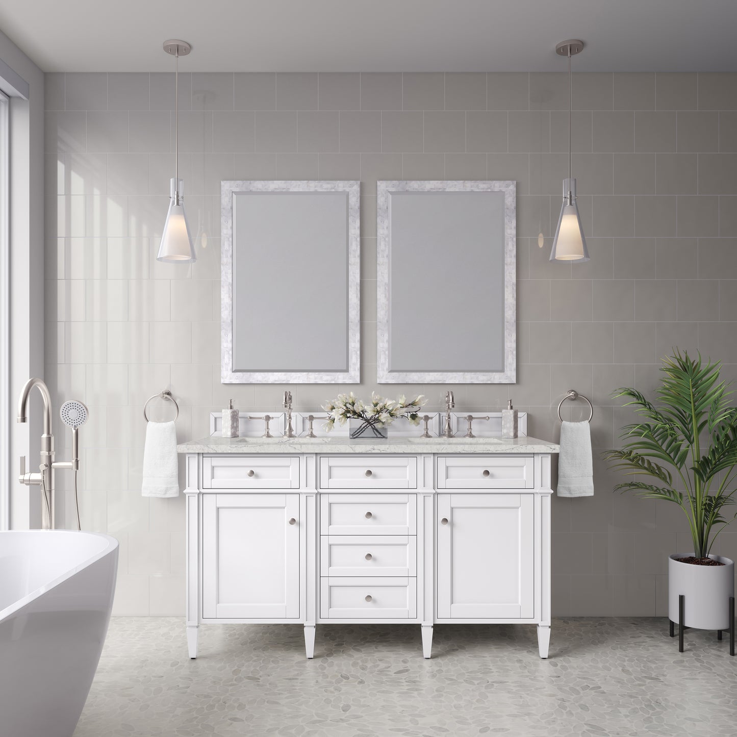 Brittany 60" Double Vanity