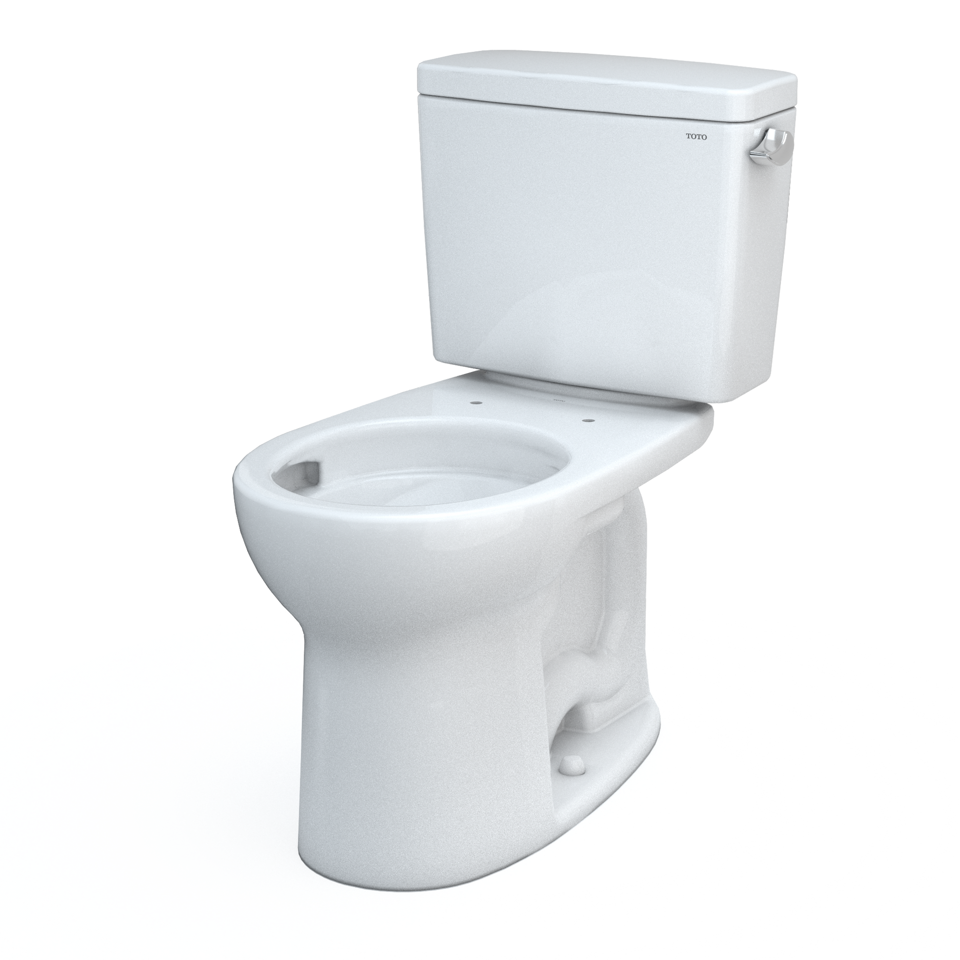 Toto Drake 1.28 GPF Two Piece Round Chair Height Toilet with Right Hand Lever