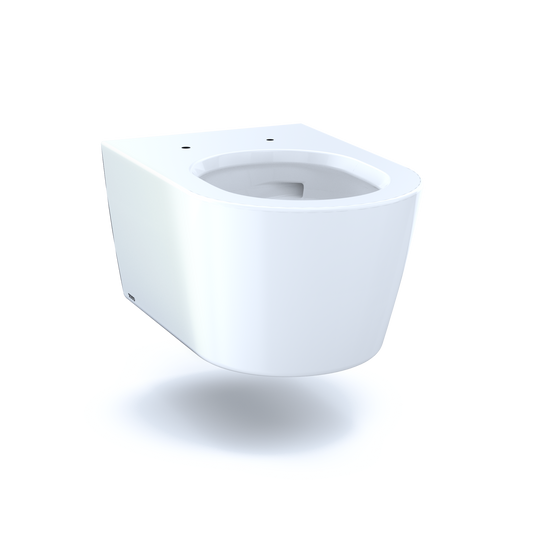 Toto Rp Wall-Hung Contemporary D-Shape Dual Flush 1.28 And 0.9 Gpf Toilet With Cefiontect