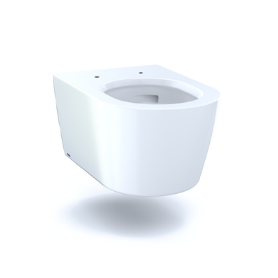 Rp Wall-Hung Contemporary D-Shape Dual Flush 1.28 And 0.9 Gpf Toilet With Cefiontect