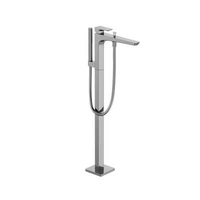 Ge Single-Handle Free Standing Tub Filler With Handshower