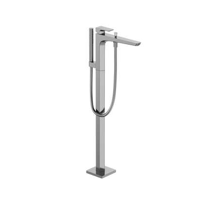 GE Single-Handle Free Standing Tub Filler with Handshower