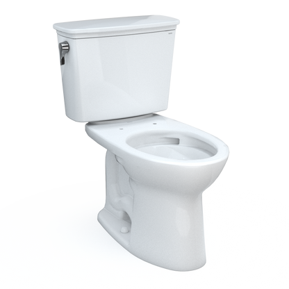 Toto Drake Transitional Two-Piece Elongated 1.28 Gpf Tornado Flush Toilet With Cefiontect