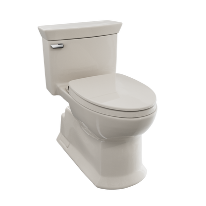 Soiree One Piece Elongated 1.28 GPF Universal Height Skirted Toilet with CeFiONtect