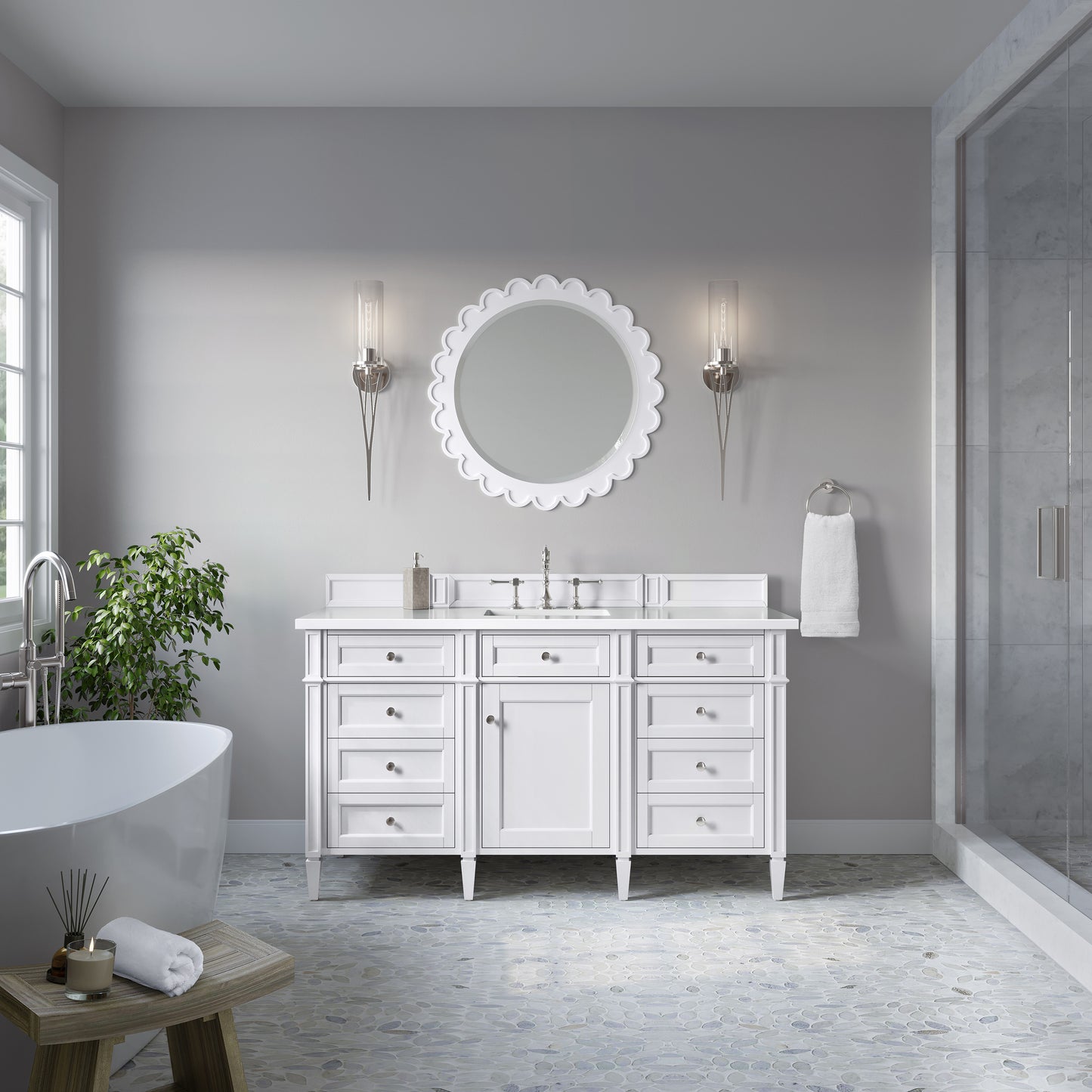 Brittany 60" Single Vanity