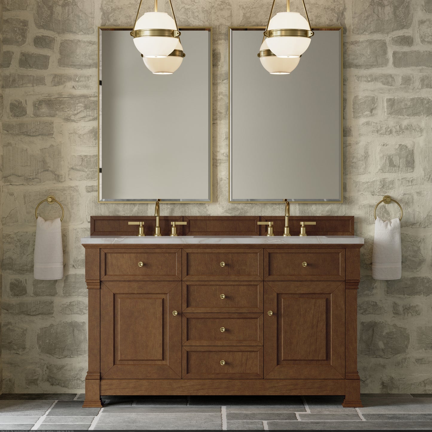 Brookfield 60" Double Vanity