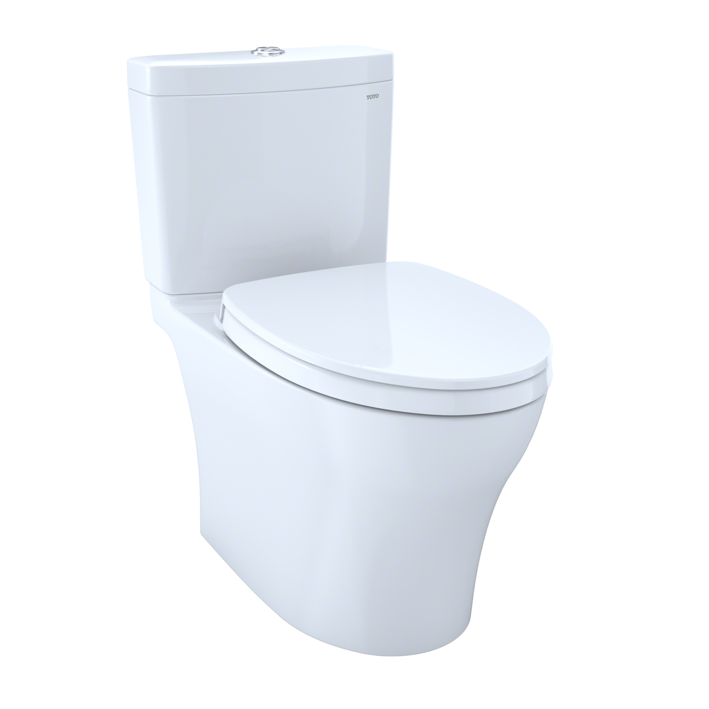 Aquia Iv Two-Piece Elongated Dual Flush 1.28 And 0.9 Gpf Universal Height Toilet With Cefiontect, Washlet+ Ready