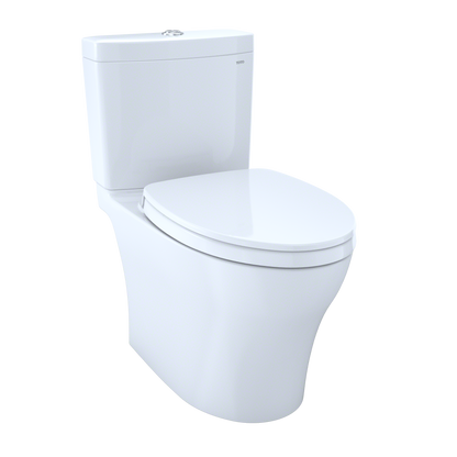Aquia Iv Two-Piece Elongated Dual Flush 1.28 And 0.9 Gpf Universal Height Toilet With Cefiontect, Washlet+ Ready