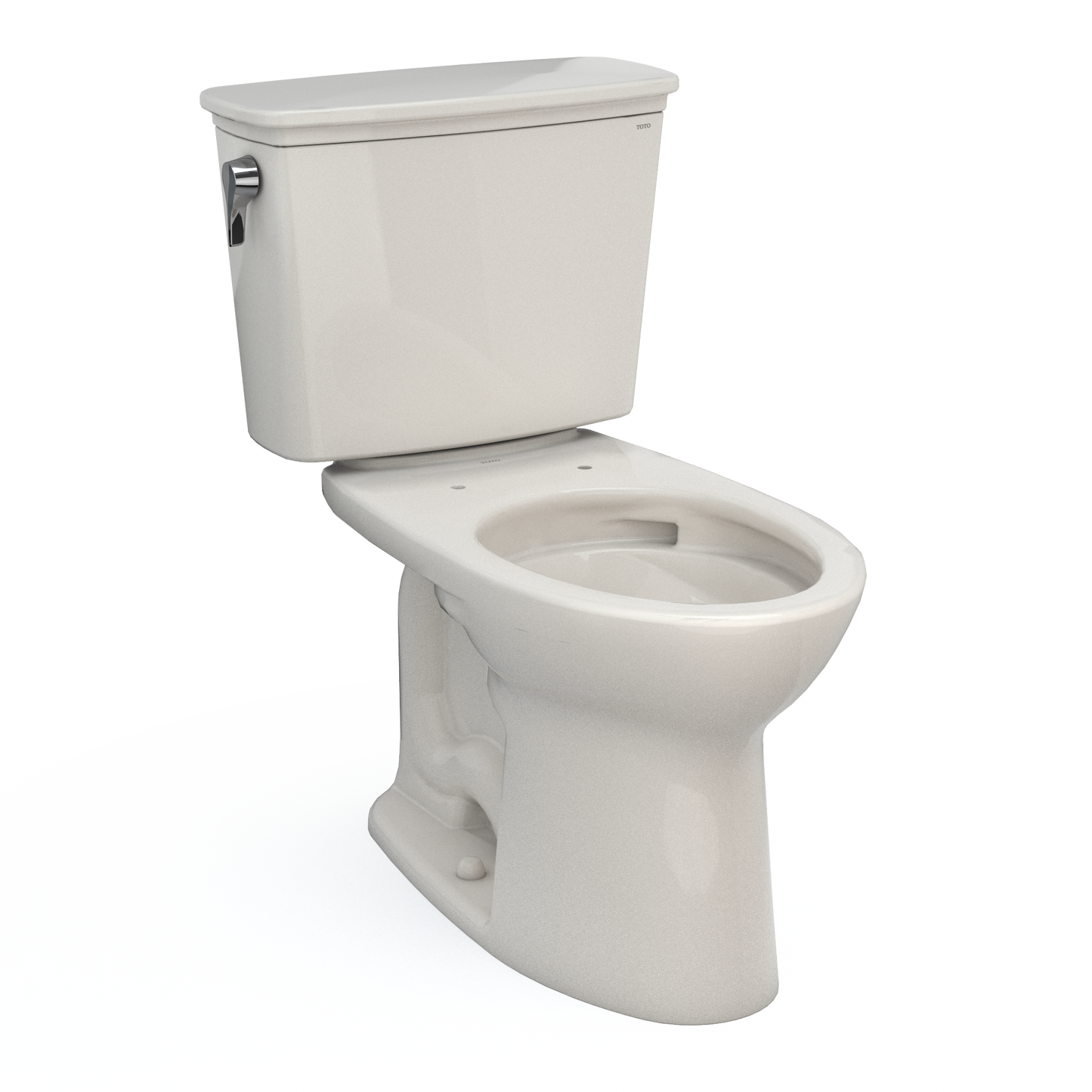 Drake Transitional Two-Piece Elongated 1.28 Gpf Tornado Flush Toilet With Cefiontect