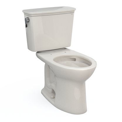 Drake Transitional Two-Piece Elongated 1.28 Gpf Tornado Flush Toilet With Cefiontect