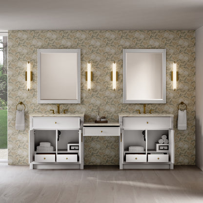 Bellshire 96" Dual Vanity Set with 24" Make-Up Counter