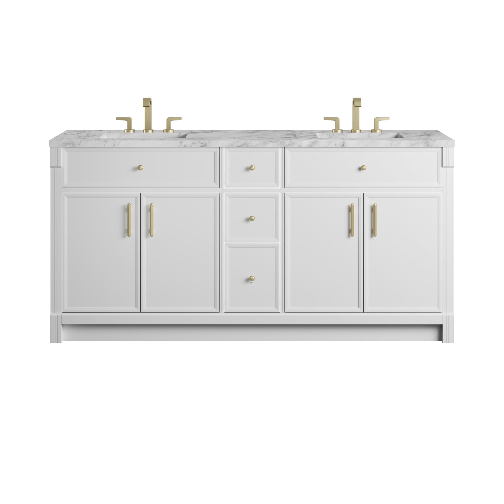 James Martin Vanities Bellshire 72" Double Vanity