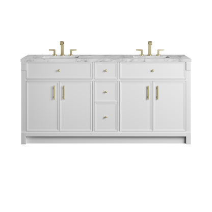 James Martin Vanities Bellshire 72" Double Vanity