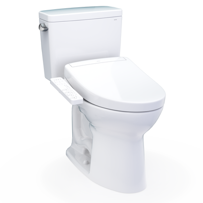 Drake Transitional Two-Piece Elongated 1.28 Gpf Tornado Flush Toilet With Cefiontect And Softclose Seat, Washlet+ Ready
