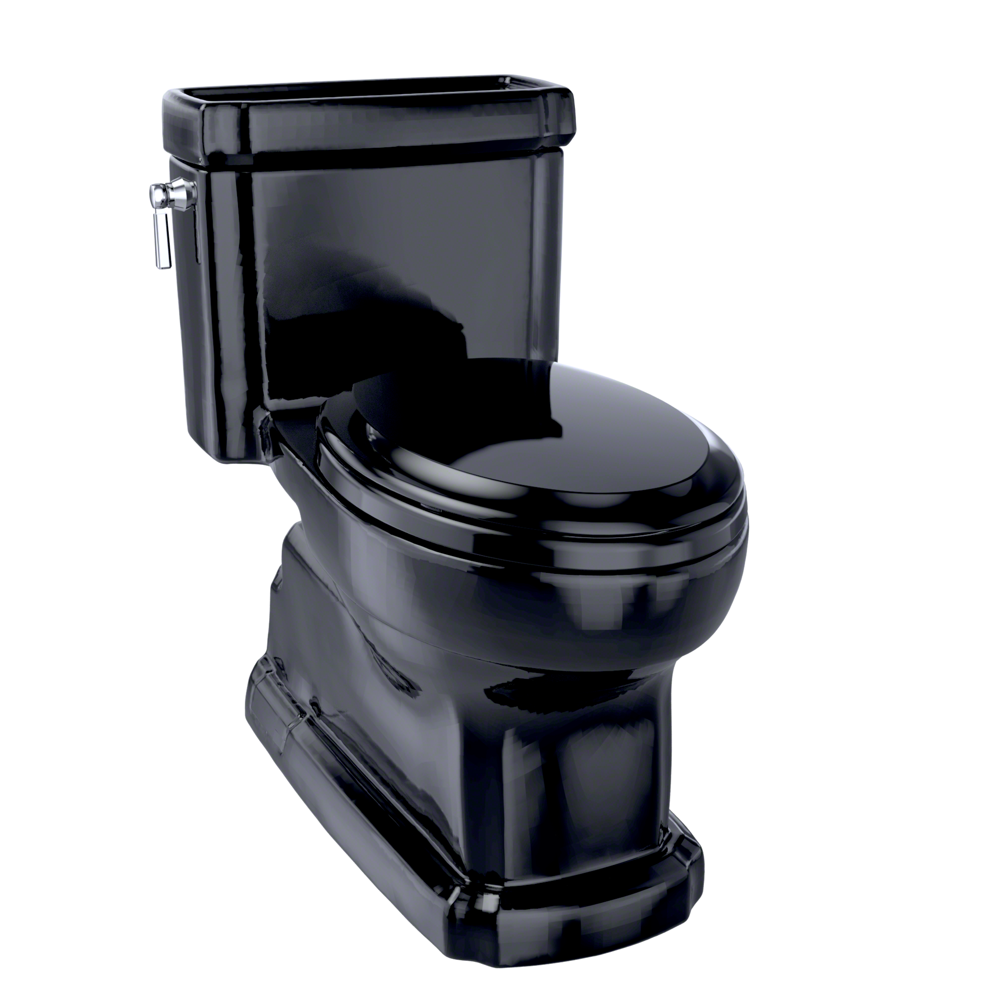 Eco Guinevere Elongated 1.28 GPF Universal Height Skirted Toilet with SoftClose Seat