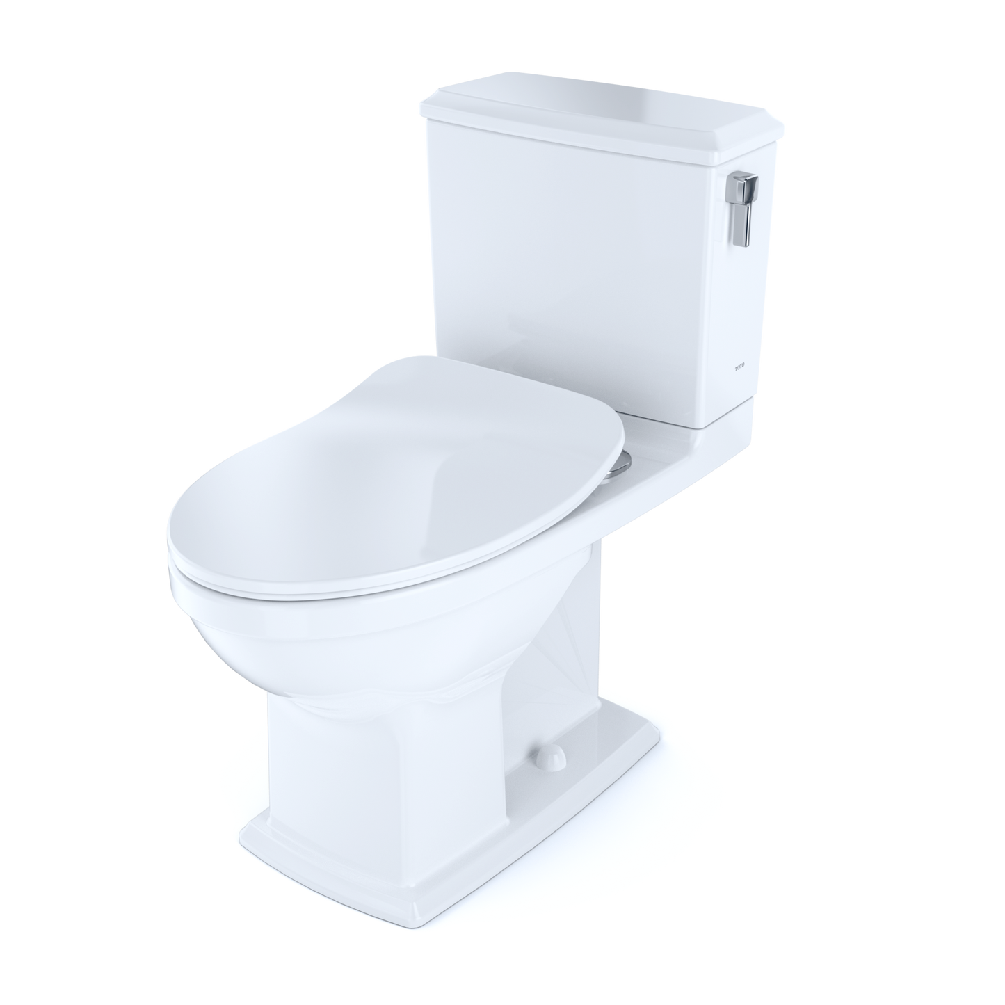 Connelly Two-Piece Elongated Dual Flush 1.28 And 0.9 Gpf Toilet With Cefiontect, Washlet+ Ready